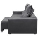 Ver imagem 4 de Sofá 2 Lugares Retrátil e Reclinável Madri 1,50m C/molas - Veludo