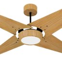 Ver imagem 4 de Ventilador de Teto Natuvent Callis Led 4 Pás Madeira Freijó 3000k Branco Quente, Luz Amarela 127v