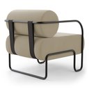 Ver imagem 6 de Poltrona Decorativa Orgânica Living Miska Veludo Bege - Desk Design