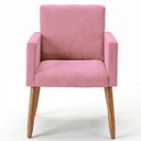 Ver imagem 6 de Jogo 2 Poltronas para Escritório Decor Escrivaninha Resistente Confortável Luxo