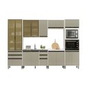 Ver imagem 3 de Cozinha Modulada Completa 6 Peças sem Tampo Linea Luciane Móveis