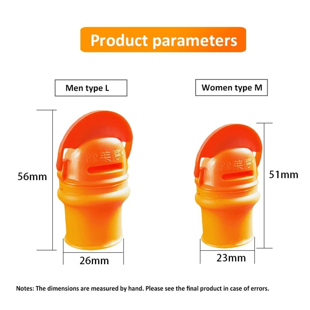 Protetor de Faca de Polegar de Silicone Bitfly Engrenagens Protetor de Dedo B L - 2