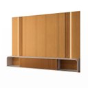 Ver imagem 2 de Painel Home para TV até 85 Polegadas 164x219cm com 2 Portas Ripado e LED Nemesis Espresso Móveis