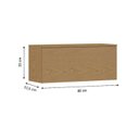 Ver imagem 4 de Armário Aéreo 80cm 1 Porta Basculante Vivace Cinamomo