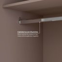 Ver imagem 7 de Guarda-Roupa Modulado 100% MDF 1 Porta Reflecta Orion CabeCasa MadeiraOriginals