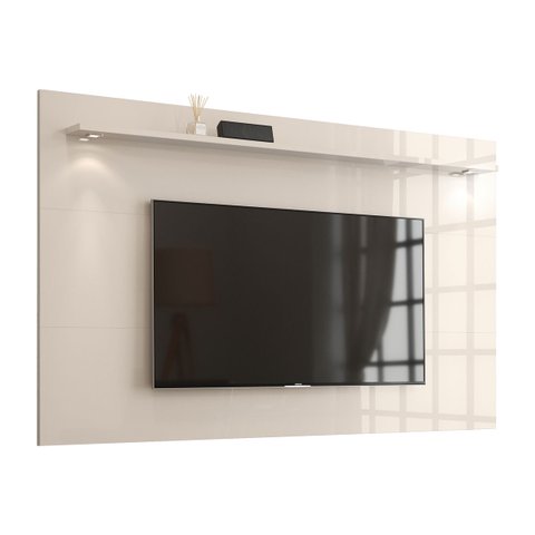 Painel para TV Aspen 2.2 Off White - Móveisaqui