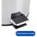 Ver imagem 5 de Lixeira em Inox 12 Litros Cesto de Lixo Tampa Pedal Luxo Grande Banheiro Cozinha Escritorio