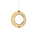 Ver imagem 2 de Lustre Pendente Argola Dourada Led 7w 17cm 3000k Bivolt J8898