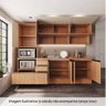 Cozinha Modulada 5 Peças com Armários, Balcões e Torre Quente Aroeira CabeCasa MadeiraOriginals - 10