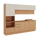 Ver imagem 3 de Cozinha Modulada 5 Peças com Armários, Balcões e Torre Quente Aroeira CabeCasa MadeiraOriginals