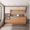 Ver imagem 2 de Cozinha Modulada 5 Peças com Armários, Balcões e Torre Quente Aroeira CabeCasa MadeiraOriginals