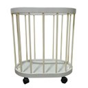 Ver imagem 1 de Cesto Organizador Multiuso Carrinho Rodinhas Guarda Roupas Objetos Acessorios Banheiro Cozinha Casa 