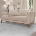 Ver imagem 2 de Sofa Balli 2 Lugares 190cm Pes Madeira Linho 222 Areia Ezz