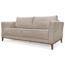 Ver imagem 1 de Sofa Balli 2 Lugares 190cm Pes Madeira Linho 222 Areia Ezz