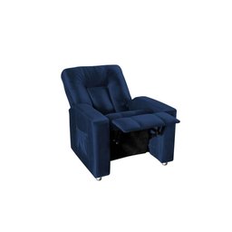 Poltrona Do Papai Reclinável Pallas Mx5 - Veludo Azul Marinho - 3