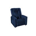 Ver imagem 1 de Poltrona Do Papai Reclinável Pallas Mx5 - Veludo Azul Marinho