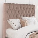 Ver imagem 2 de Cabeceira Casal 138 cm Vegas Veludo Rose Soon