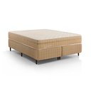 Ver imagem 2 de Kit Conjunto Colchão King Valência Molas Ensacadas Individualmente + Box Blindado 193x61x203
