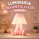 Ver imagem 1 de Luminária Infantil Loopy Sentado:Rosa