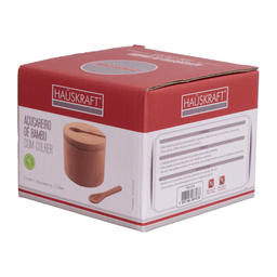 Açucareiro de Bambu com Colher e Tampa 210ml Hauskraft - 5