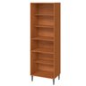 Paneleiro 4 Portas 100% Mdf com Vidro e 4 Prateleiras Luna Cinamomo/branco - 2