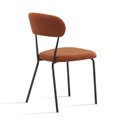 Ver imagem 7 de Conjunto para Sala de Jantar com 4 Cadeiras Betina Preto/Black/Terracota/Off White