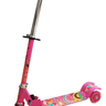 Patinete Infantil 3 Rodinhas com Luz Led e Freio Ajustável Cor:Rosa - 2
