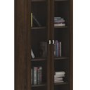 Ver imagem 3 de Armário Estante Alta 2 Portas de Vidro Me4115 Rustico