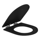 Ver imagem 2 de Assento de Poliéster Slow Close Carrara/level/lk/nuova Ébano Fosco Cromado - Ap.237.94