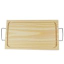 Ver imagem 3 de Tábua de Corte em Madeira 40 X 23 Cm com Alça