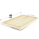 Ver imagem 2 de Tábua de Corte em Madeira 40 X 23 Cm com Alça