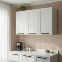 Ver imagem 1 de Armário Aéreo de Cozinha 120cm 3 Portas 100% Mdf Phoenix Móvel na Caixa