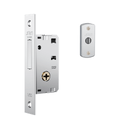 Fechadura Stam Trava 1003 Acabamento Cromado E-coat - Espelho de Aço Inox - 1