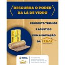 Ver imagem 2 de Manta Lã de Vidro Wallfelt 4+ Esp. 50mm C/ 15m2 (rolo) Isover Manta Lã de Vidro Wallfelt Wf