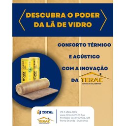 Manta Lã de Vidro Wallfelt 4+ Esp. 50mm C/ 15m2 (rolo) Isover Manta Lã de Vidro Wallfelt Wf - 2