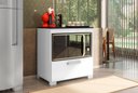 Ver imagem 5 de Balcão Para Cooktop 4 Bocas Branco Albânia Casa Mobilia