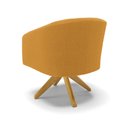 Ver imagem 6 de Poltrona Decorativa Giratória Ma30 Stella Bouclê Mostarda - D’Rossi