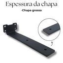 Ver imagem 6 de 4 Suportes Mão Francesa 20cm Invisível para Prateleiras Aço Alta Resistência Estilo Moderno