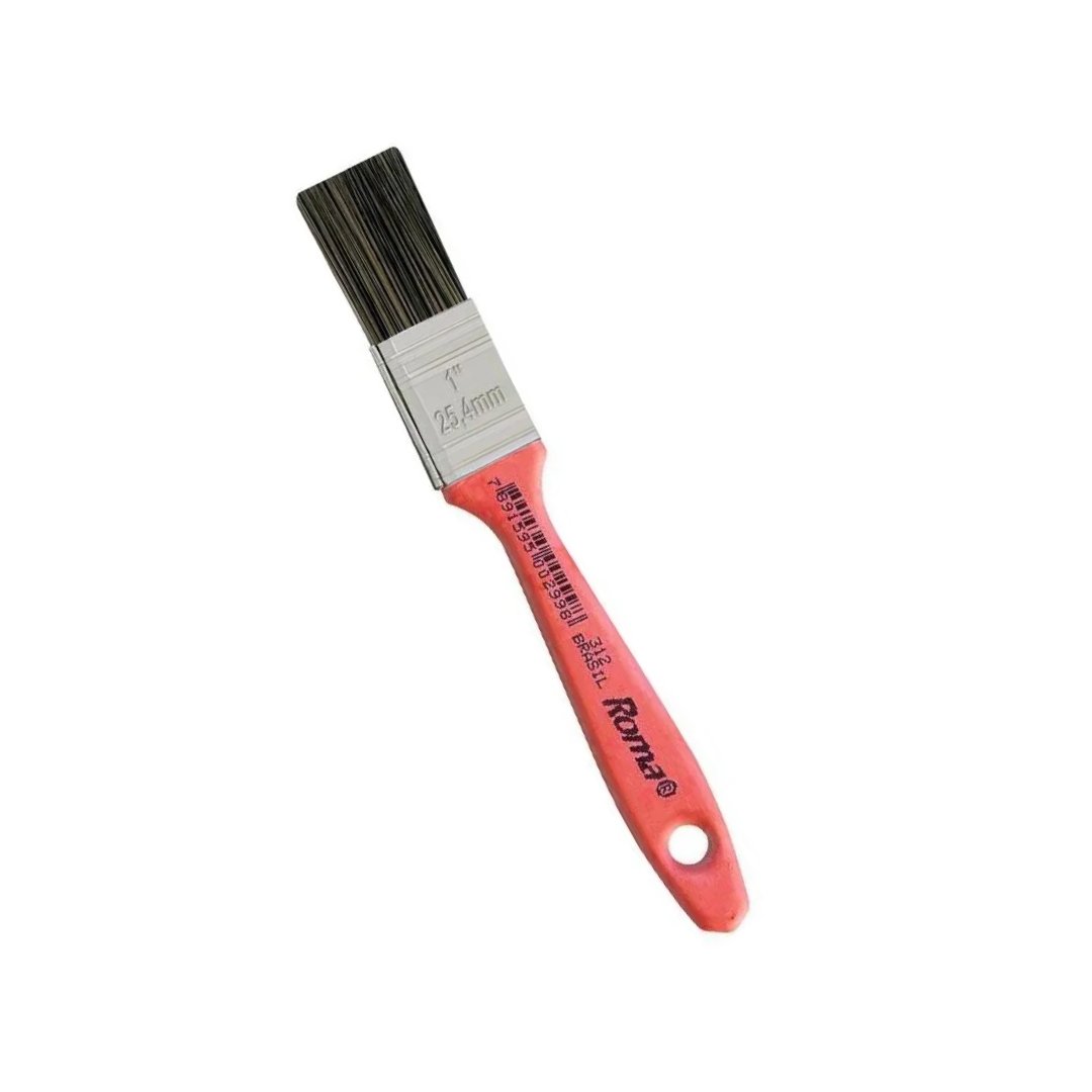 Pincel Trincha para Pintura 1 Polegada Roma Vermelho | MadeiraMadeira