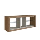 Ver imagem 2 de Rack para Tv 55 Polegadas 136cm C/ Nicho 2 Prateleiras e Led Cor:mel com Arenas
