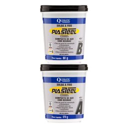 PLASTEEL MASSA 4:1 450 GR PQ1 TAPMATIC - 1
