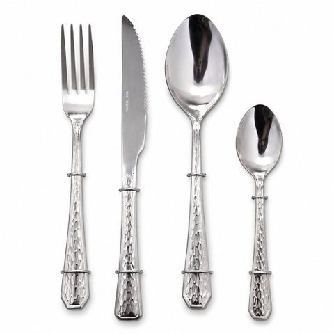 Talheres Conjunto com 24 Peças em Aço Inox