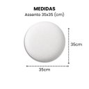 Ver imagem 3 de Assento Reposição Cadeira Cozinha 35 cm:Branco