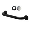 Barra de Apoio 50cm Preto Alça Kit 3 Unidades Inox Acessibilidade Idoso Deficiente Box Banheiro - 7