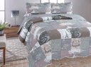 Ver imagem 1 de Colcha Cobre Leito Ultrassonic Dupla Face Estampada Queen 240x260cm - Colcha Lins