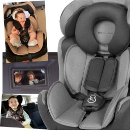 Cadeirinha para Carro Galzerano Luli Grafite Cinza 0 a 25kg - 4