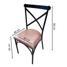 Conjunto de Mesa Jantar 80x80 Katrina com 2 Cadeiras Marrom - 5