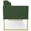 Ver mais imagens de Sofá Namoradeira Base Industrial Dourado Ana Veludo Verde - Ibiza