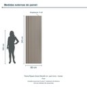 Ver imagem 3 de Painel Ripado Smart 80x240 cm (sem Furo) Incolar Grigio