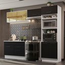 Ver imagem 1 de Cozinha Completa 270005 Com Armário E Balcão Branco/Preto